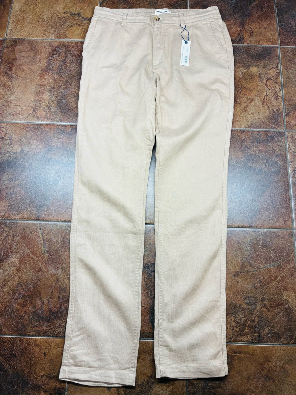 Taylor Stitch NWT Light Beige Chino Pants
